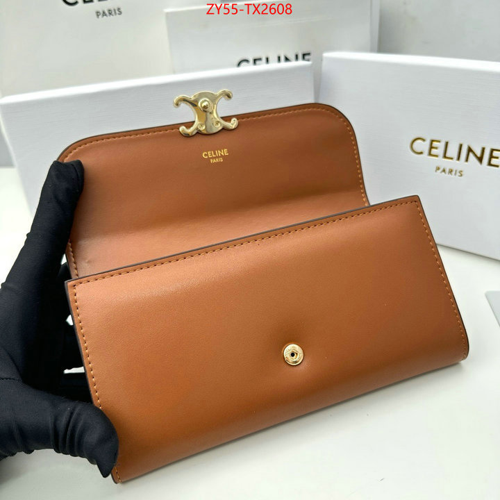 CELINE Bags(4A)-Wallet wholesale replica shop ID: TX2608 $: 55USD,