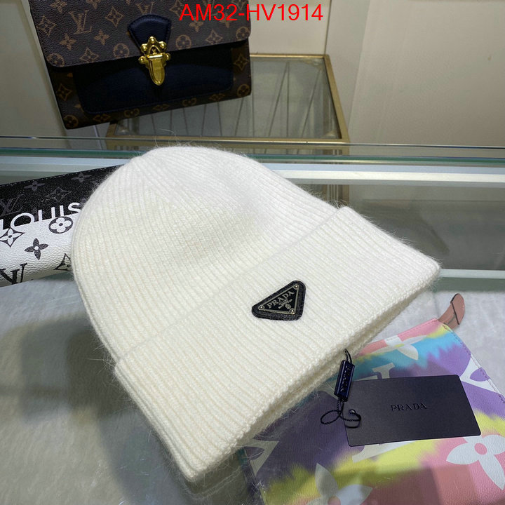 Cap (Hat)-Prada top brands like ID: HV1914 $: 32USD