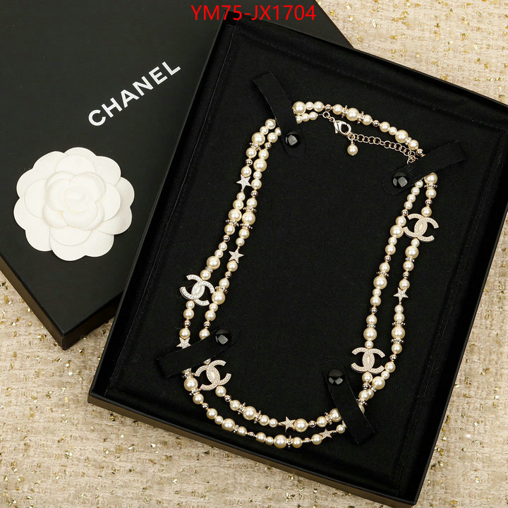 Jewelry-Chanel shop the best high authentic quality replica ID: JX1704 $: 75USD