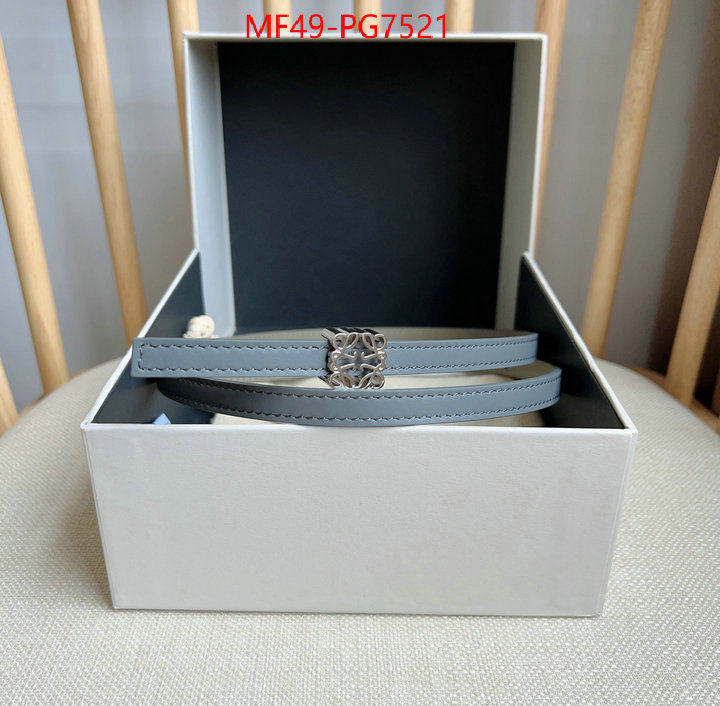 Belts-Loewe luxury fake ID: PG7521 $: 49USD