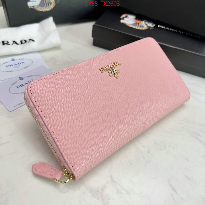 Prada Bags (4A)-Wallet flawless ID: TX2603 $: 55USD,