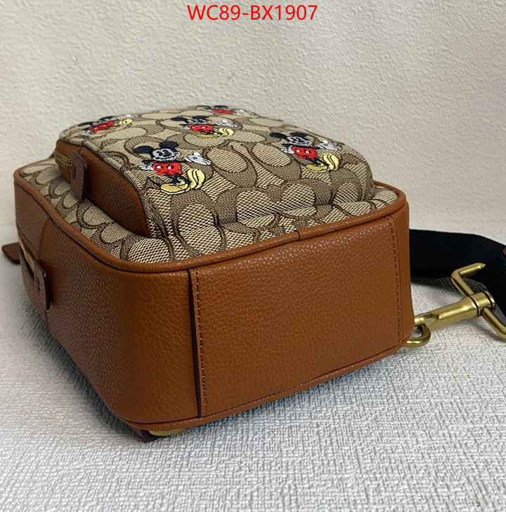 Coach Bags(4A)-Belt Bag-Chest Bag-- what's the best to buy replica ID: BX1907 $: 89USD,