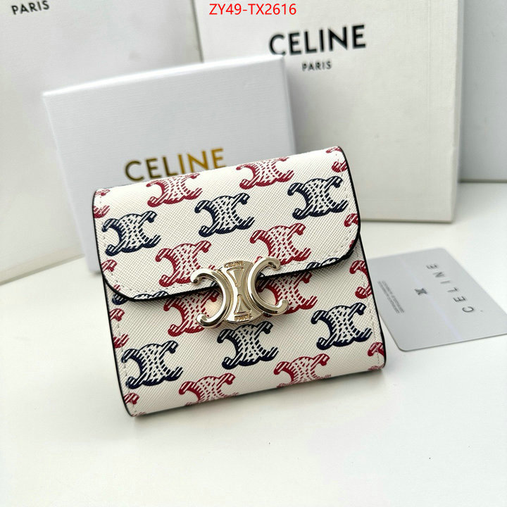 CELINE Bags(4A)-Wallet at cheap price ID: TX2616 $: 49USD,