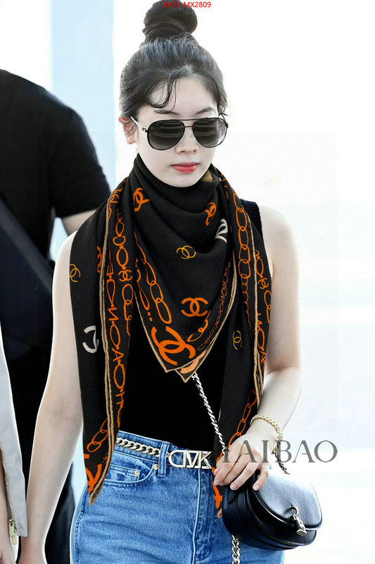 Scarf-Chanel where quality designer replica ID: MX2809 $: 75USD