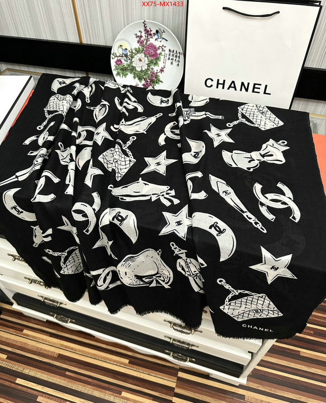 Scarf-Chanel high quality happy copy ID: MX1433 $: 75USD