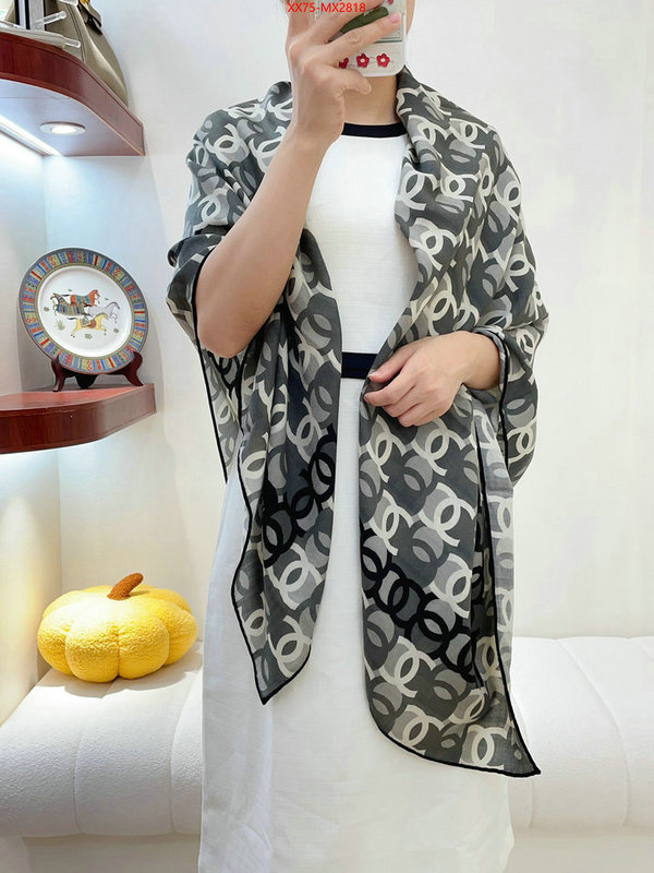 Scarf-Chanel top quality fake ID: MX2818 $: 75USD