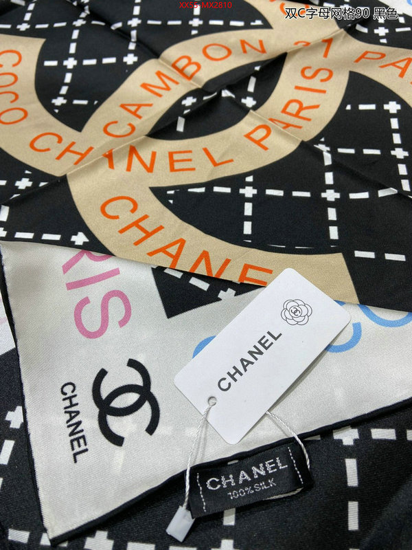 Scarf-Chanel replica 1:1 high quality ID: MX2810 $: 55USD