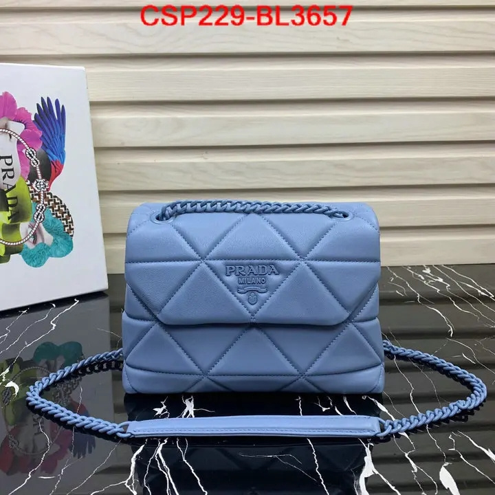 Prada Bags (TOP)-Diagonal- best fake ID: BL3657 $: 229USD,