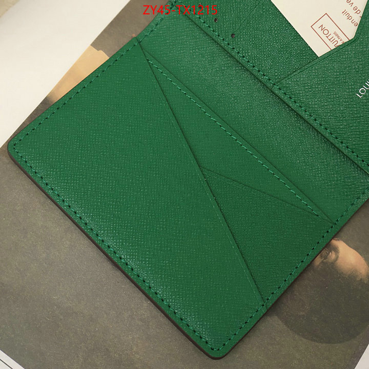 LV Bags(4A)-Wallet aaaaa replica ID: TX1215 $: 45USD,