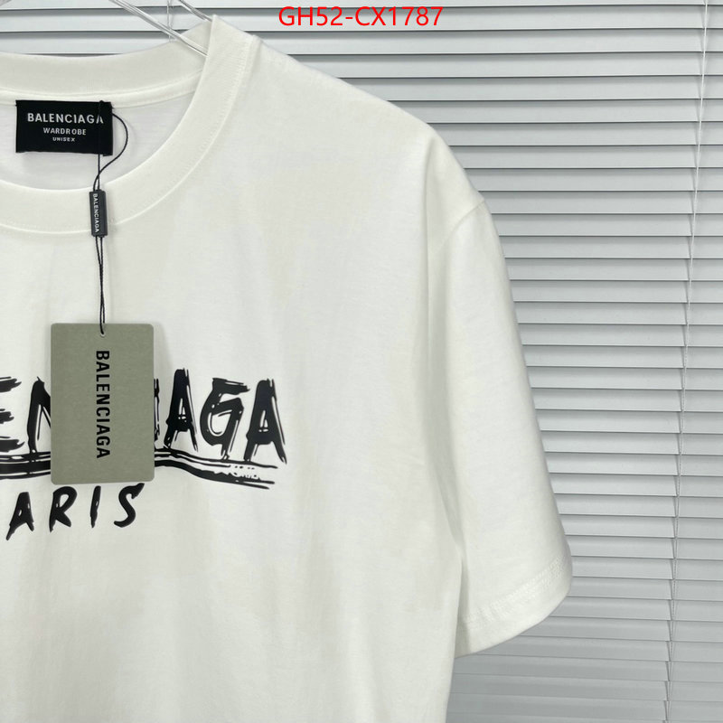 Clothing-Balenciaga find replica ID: CX1787 $: 52USD