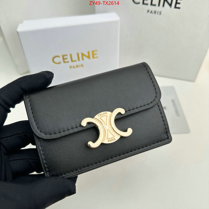 CELINE Bags(4A)-Wallet top fake designer ID: TX2614 $: 49USD,