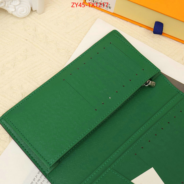 LV Bags(4A)-Wallet replica aaaaa designer ID: TX1217 $: 45USD,