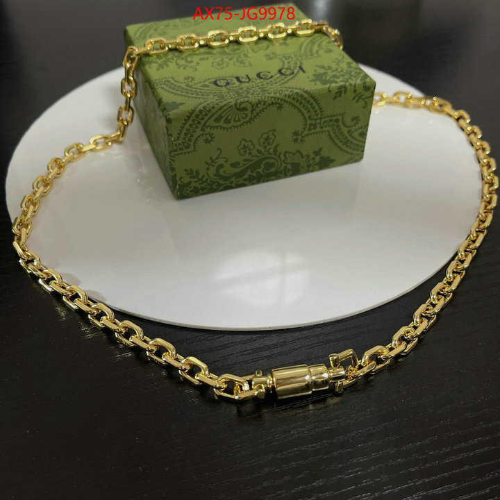 Jewelry-Gucci what is aaaaa quality ID: JG9978 $: 75USD