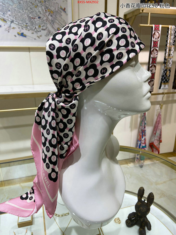 Scarf-Chanel top quality website ID: MX2932 $: 55USD