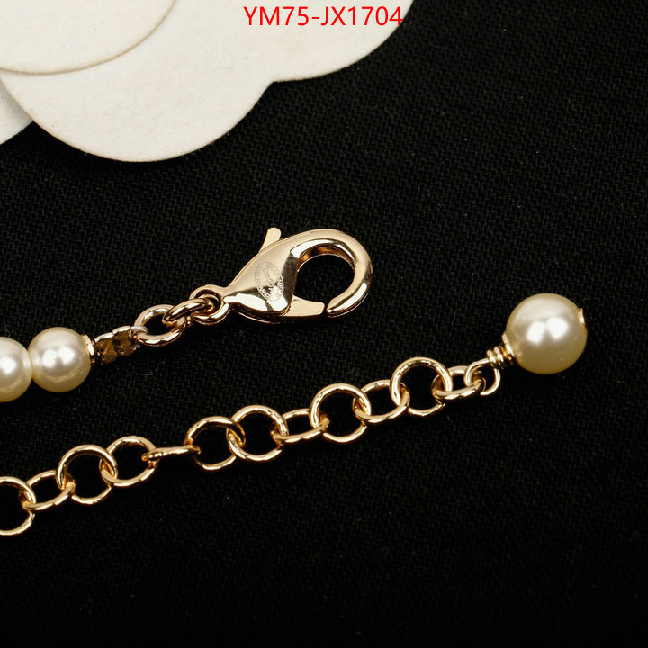 Jewelry-Chanel shop the best high authentic quality replica ID: JX1704 $: 75USD