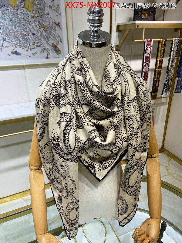 Scarf-Chanel high quality happy copy ID: MX2007 $: 75USD