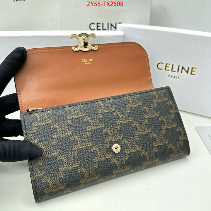 CELINE Bags(4A)-Wallet wholesale replica shop ID: TX2608 $: 55USD,