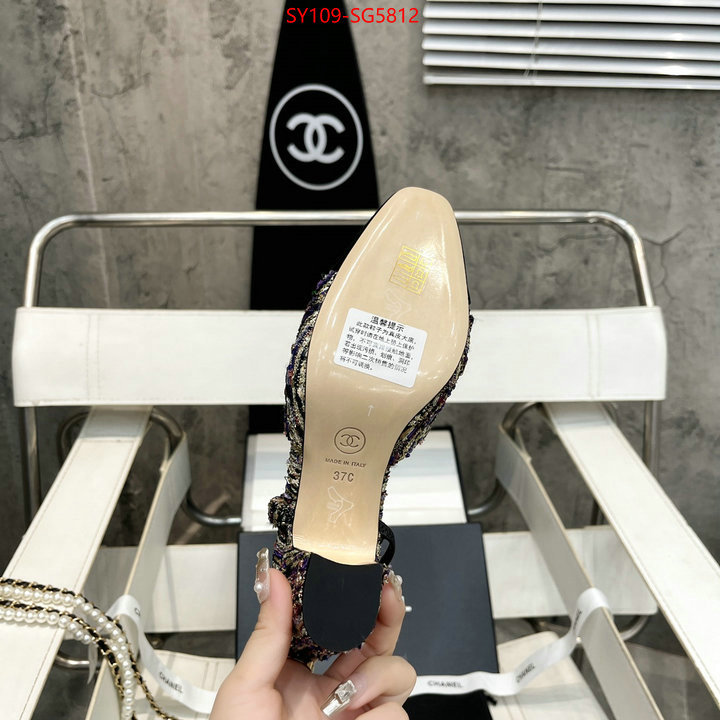 Women Shoes-Chanel fake designer ID: SG5812 $: 109USD