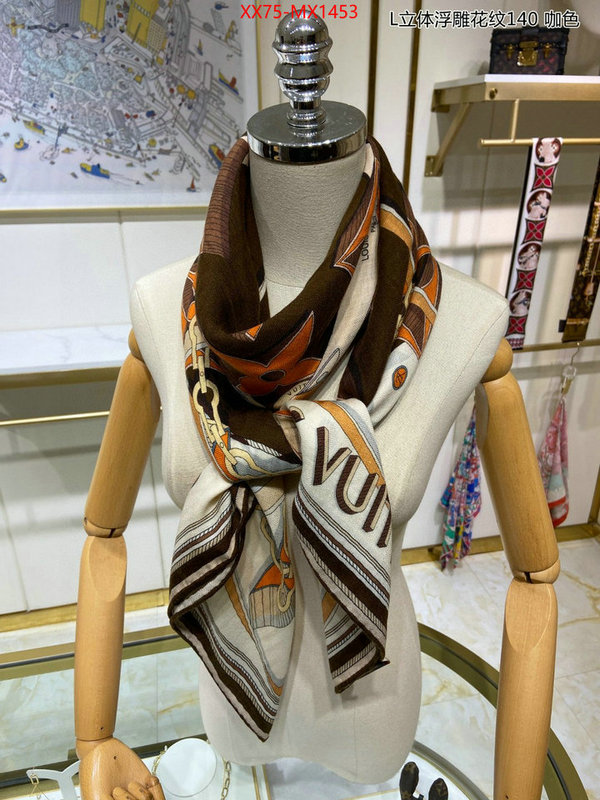 Scarf-LV customize best quality replica ID: MX1453 $: 75USD