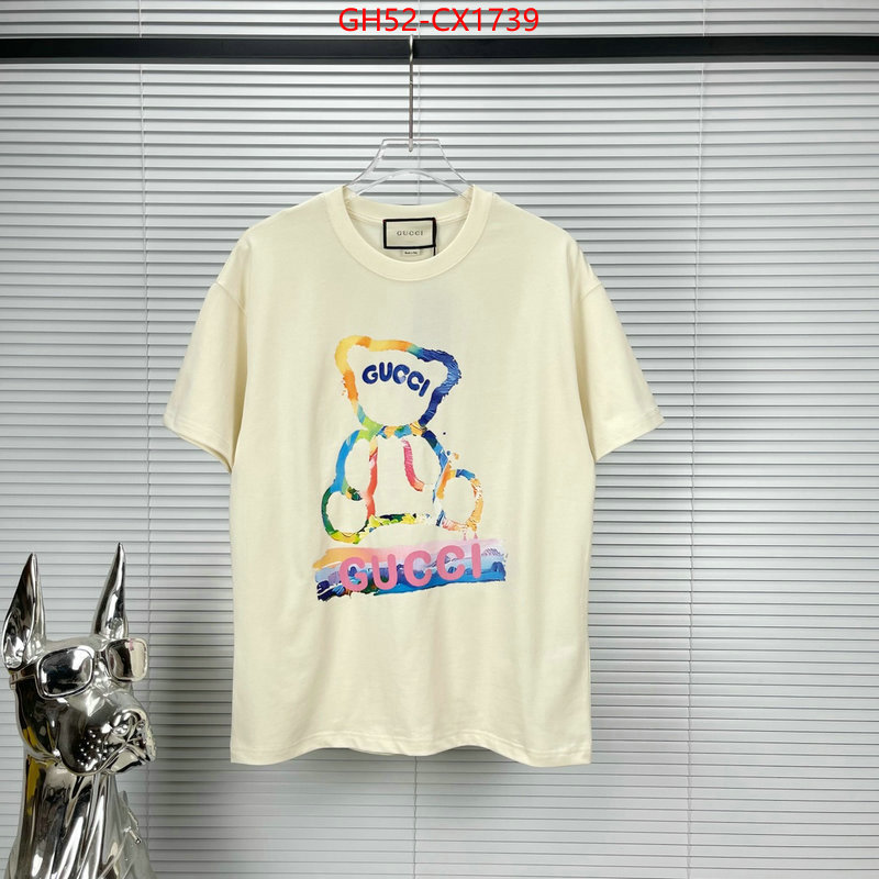 Clothing-Gucci can you buy knockoff ID: CX1739 $: 52USD