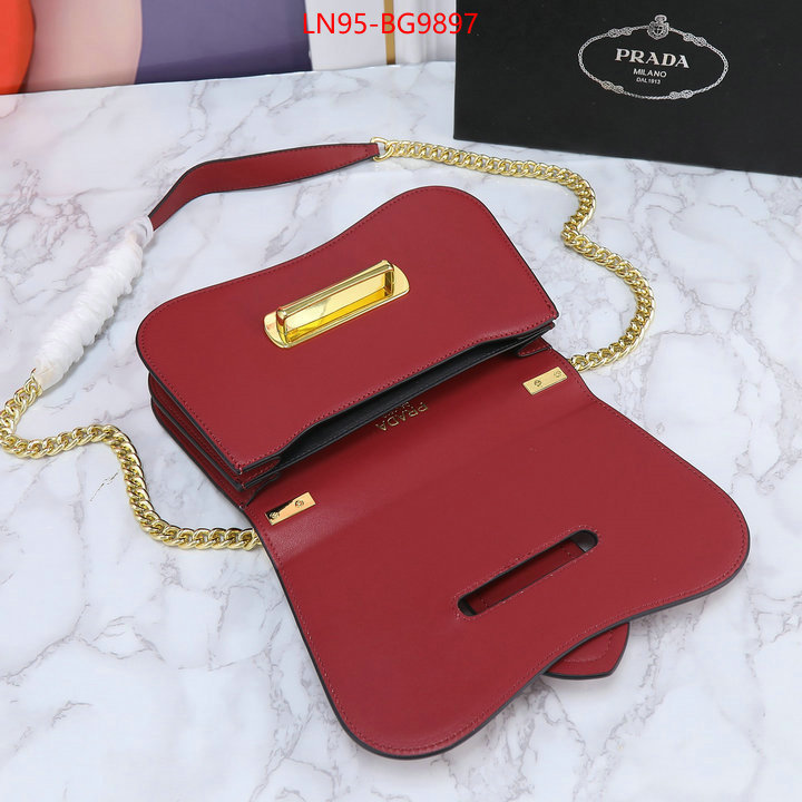 Prada Bags (4A)-Diagonal- fake high quality ID: BG9897 $: 95USD,