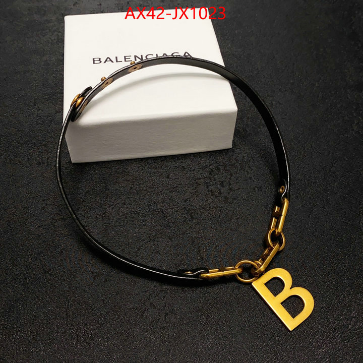 Jewelry-Balenciaga designer fashion replica ID: JX1023 $: 42USD