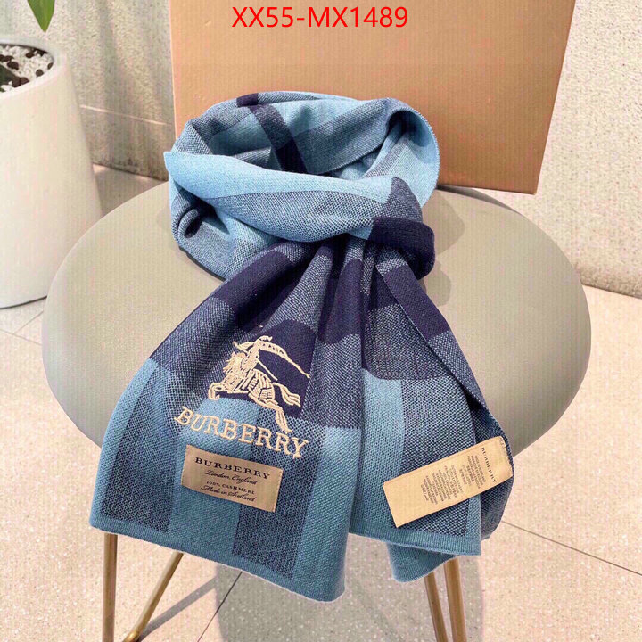 Scarf-Burberry fashion designer ID: MX1489 $: 55USD