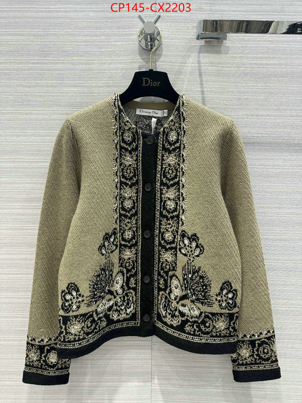 Clothing-Dior best capucines replica ID: CX2203 $: 145USD