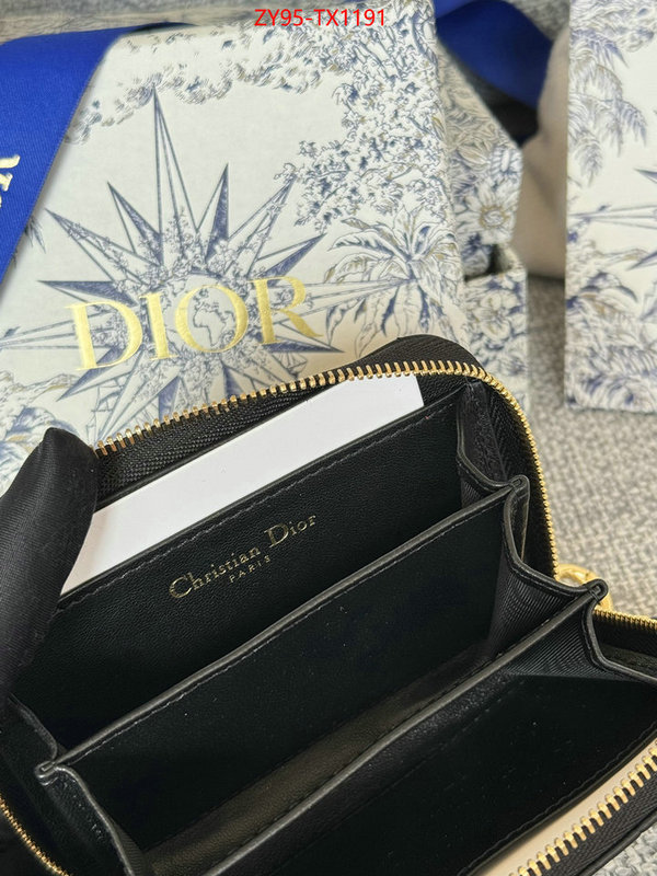 Dior Bags(4A)-Wallet- where should i buy to receive ID: TX1191 $: 95USD,