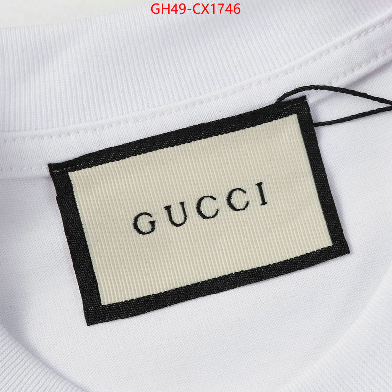 Clothing-Gucci where should i buy to receive ID: CX1746 $: 49USD