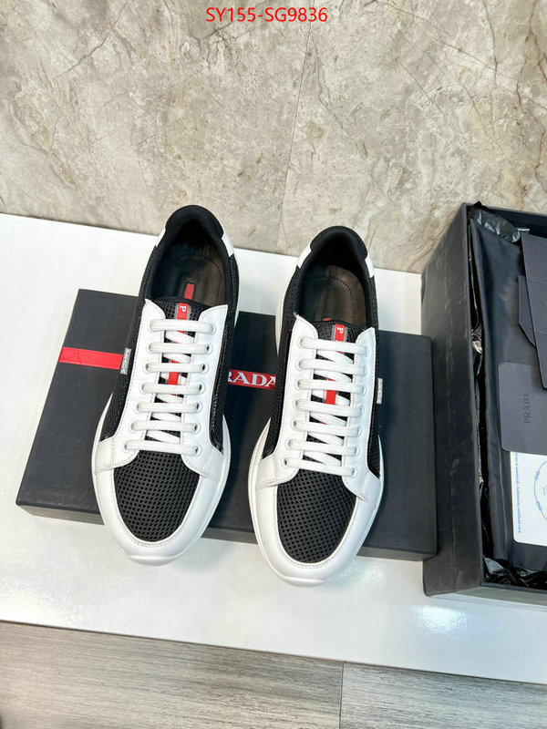 Men shoes-Prada 1:1 replica wholesale ID: SG9836 $: 155USD