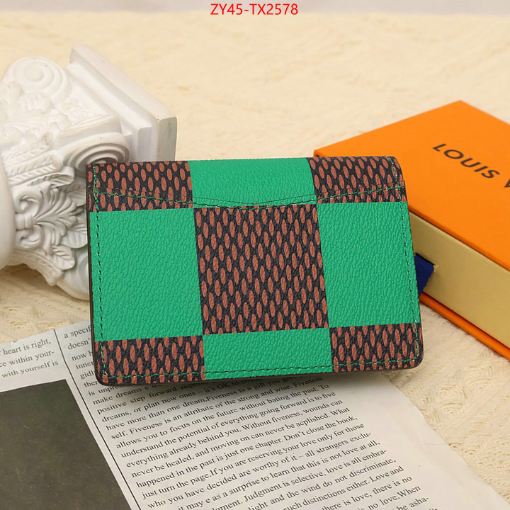 LV Bags(4A)-Wallet buy top high quality replica ID: TX2578 $: 45USD,