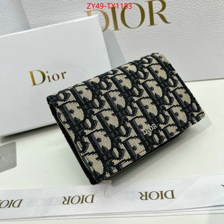 Dior Bags(4A)-Wallet- best quality designer ID: TX1183 $: 49USD,