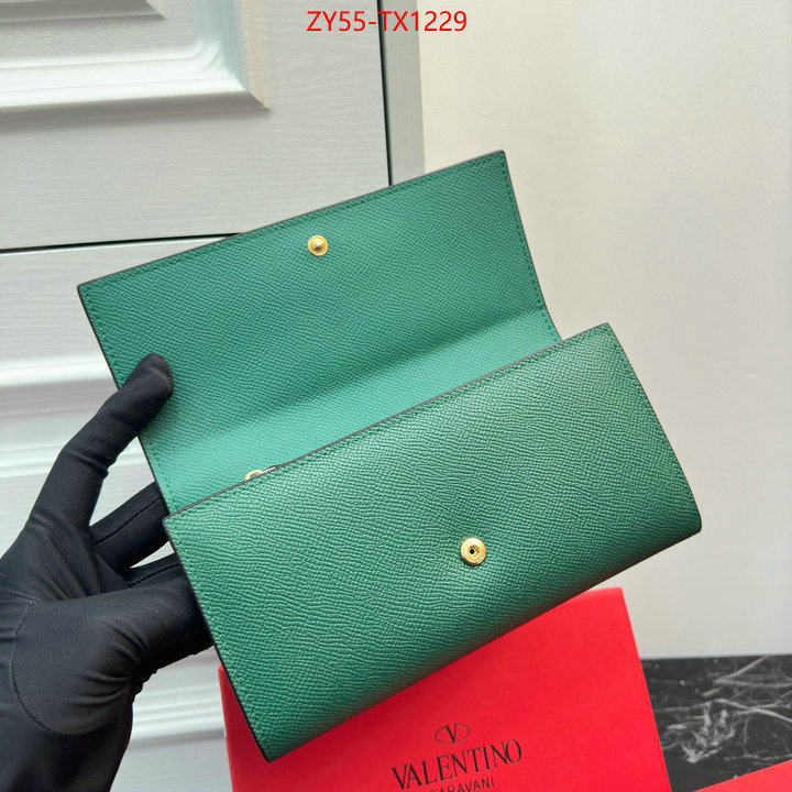 Valentino Bags(4A)-Wallet aaaaa quality replica ID: TX1229 $: 55USD,