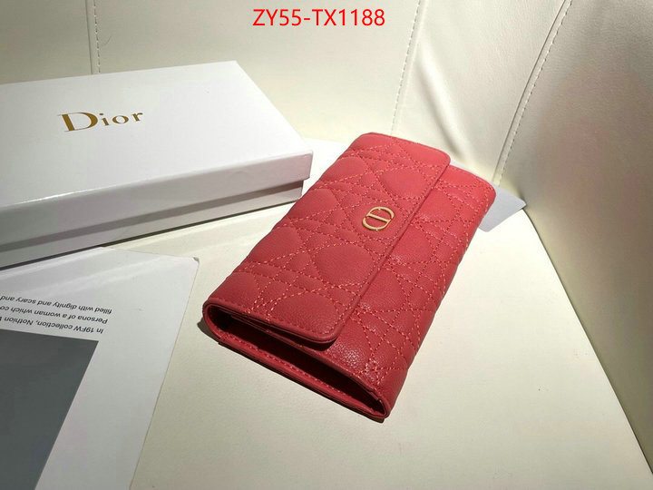 Dior Bags(4A)-Wallet- 7 star replica ID: TX1188 $: 55USD,