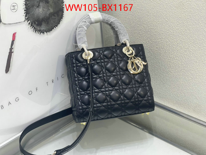 Dior Bags(4A)-Lady- high quality 1:1 replica ID: BX1167 $: 105USD,