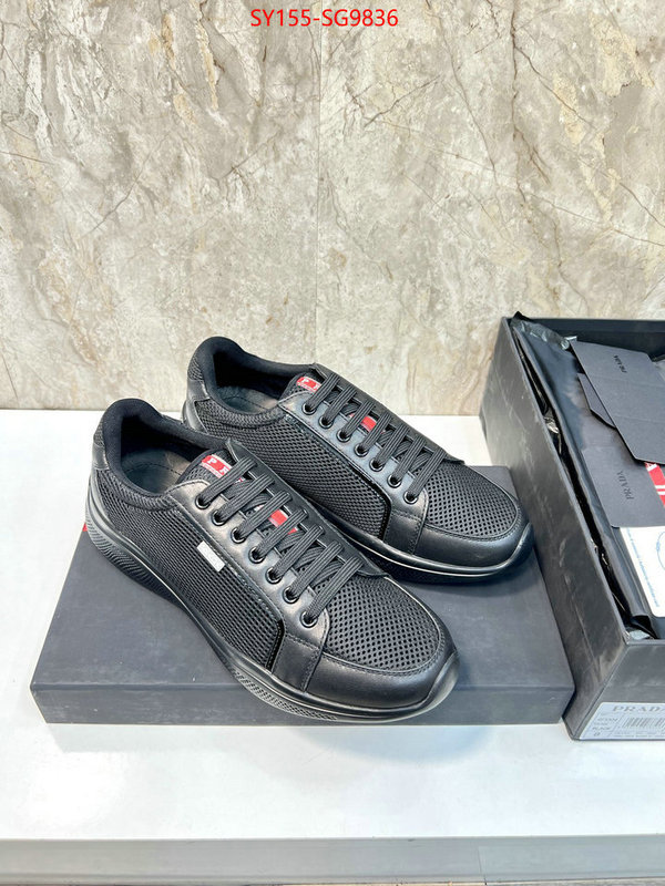 Men shoes-Prada 1:1 replica wholesale ID: SG9836 $: 155USD