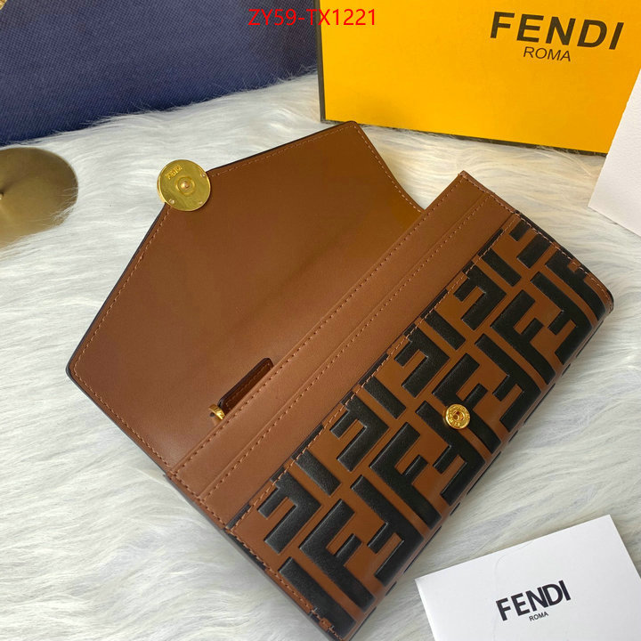 Fendi Bags(4A)-Wallet- 1:1 replica wholesale ID: TX1221 $: 59USD,