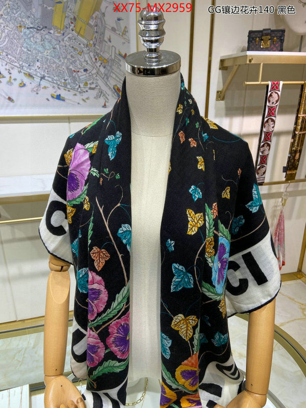 Scarf-Gucci highest product quality ID: MX2959 $: 75USD