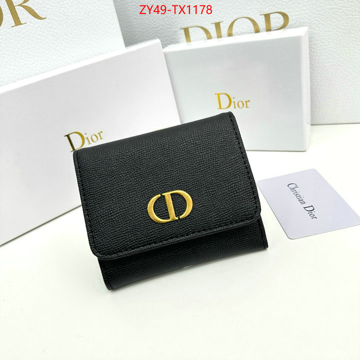 Dior Bags(4A)-Wallet- where to buy replicas ID: TX1178 $: 49USD,