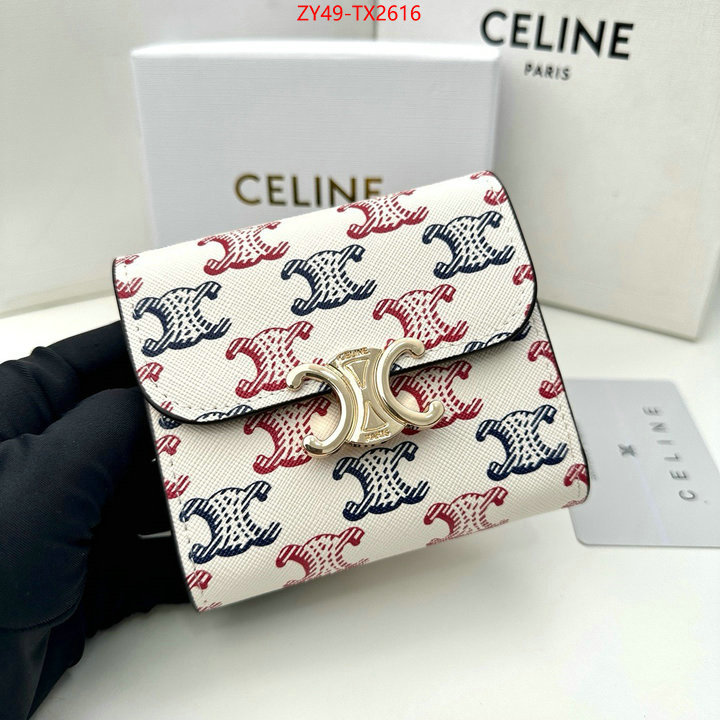 CELINE Bags(4A)-Wallet at cheap price ID: TX2616 $: 49USD,