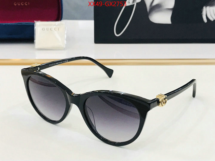 Glasses-Gucci outlet 1:1 replica ID: GX2753 $: 49USD