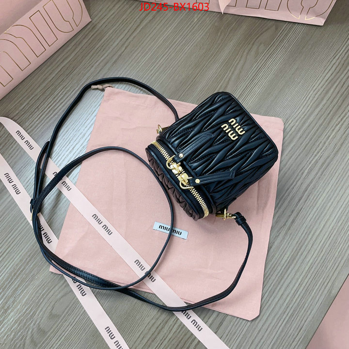 Miu Miu Bags(TOP)-Diagonal- where can i buy ID: BX1603 $: 245USD