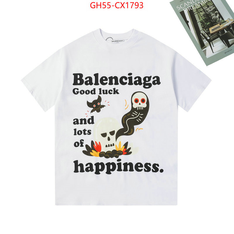 Clothing-Balenciaga aaaaa replica designer ID: CX1793 $: 55USD
