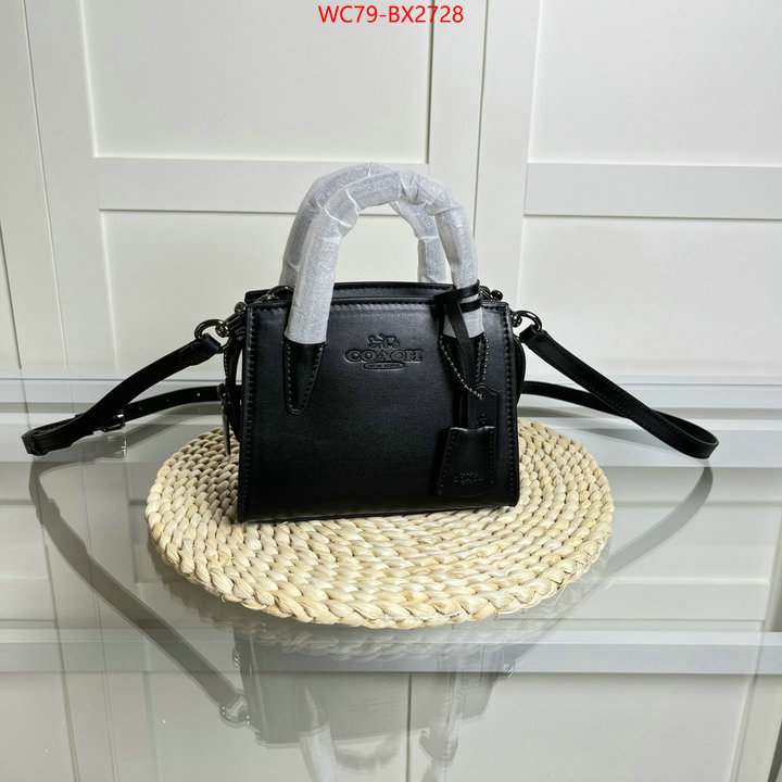 Coach Bags(4A)-Diagonal fake cheap best online ID: BX2728 $: 79USD,