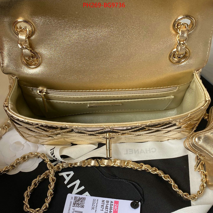 Chanel Bags(TOP)-Diagonal- fake designer ID: BG9736 $: 269USD,