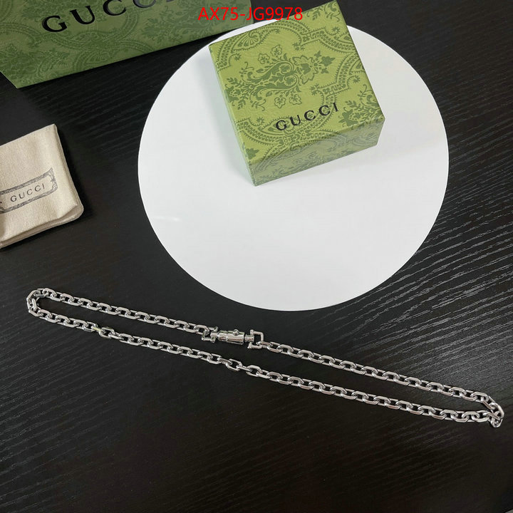 Jewelry-Gucci what is aaaaa quality ID: JG9978 $: 75USD