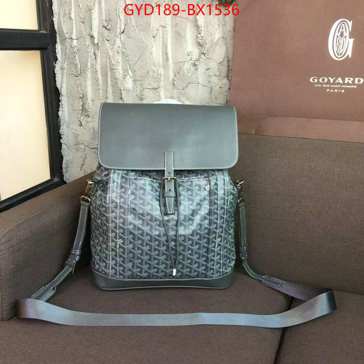 Goyard Bags(4A)-Backpack- where can you buy replica ID: BX1536 $: 189USD,