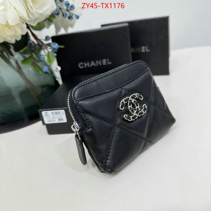 Chanel Bags(4A)-Wallet- for sale cheap now ID: TX1176 $: 45USD,