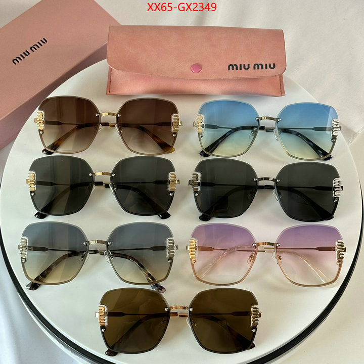 Glasses-Miu Miu replica designer ID: GX2349 $: 65USD